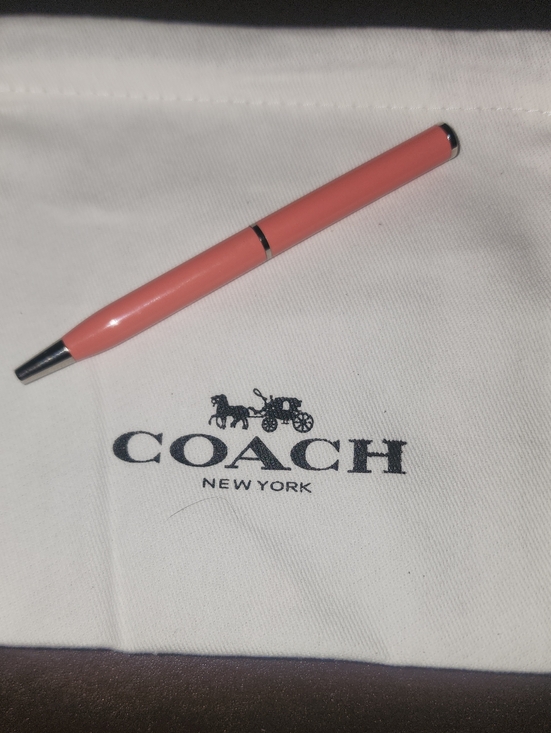 Coach Accessories - Coach New Ink Pen W/ Dusty Grapefruit Color Solid Write